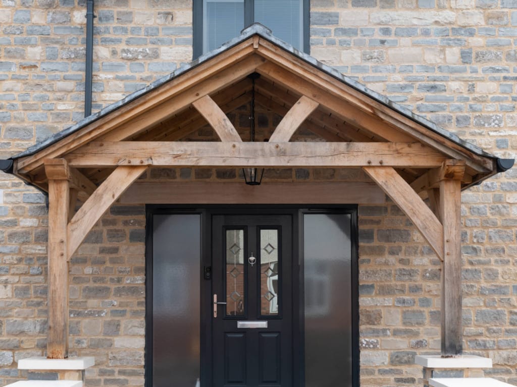 Oak framed porches
